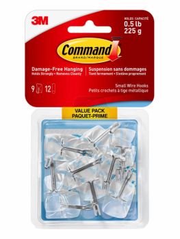 Command Hook Small Wire 9pk