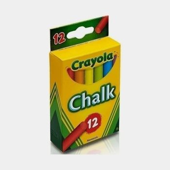 Crayola Coloured Chalk 12pk