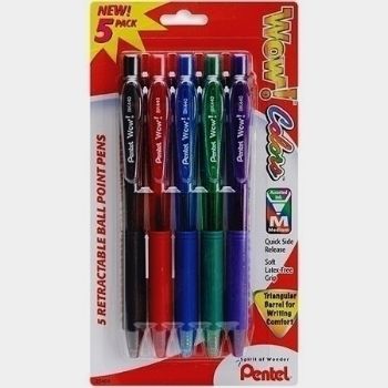 Pentel WOW Pen 5pk