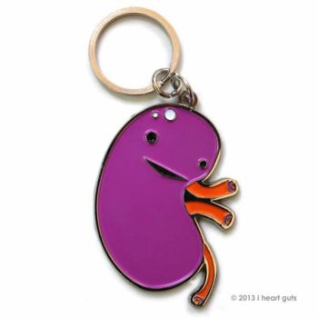 I Heart Guts Keychain Kidney I Heart Guts Keychain Kidney