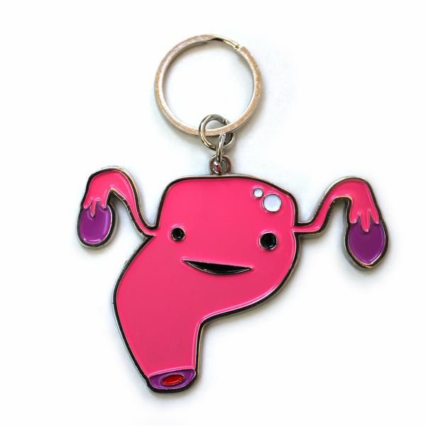 I Heart Guts Keychain Uterus I Heart Guts Keychain Uterus
