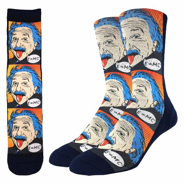 Socks Einstein Pop Art 8-13