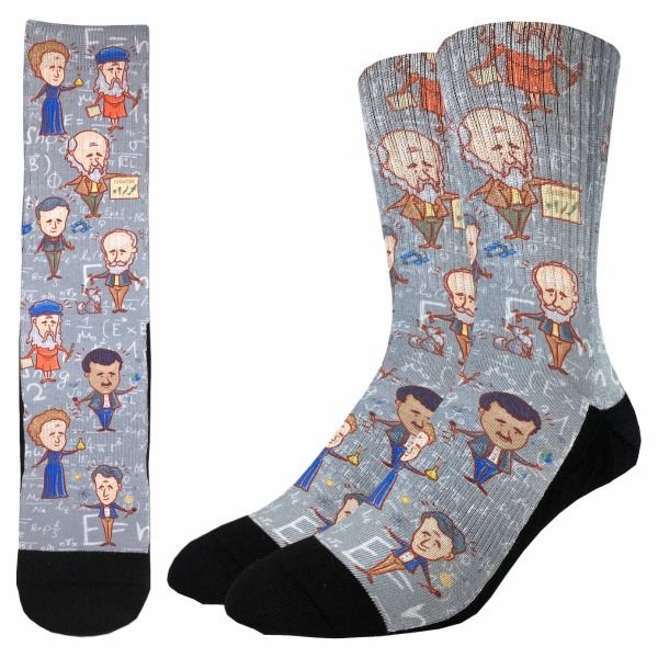 Socks Famous Scientists 8-13