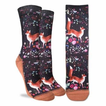 Socks Floral Fox 5-9 Socks Floral Fox 5-9