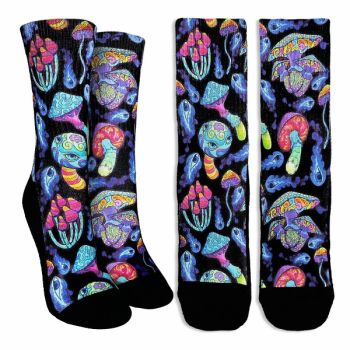 Socks Trippy Mushrooms 5-9 Socks Trippy Mushrooms 5-9