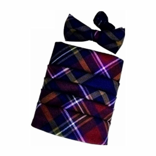 Tartan Bowtie Cummerbund Set Tartan Bowtie Cummerbund Set