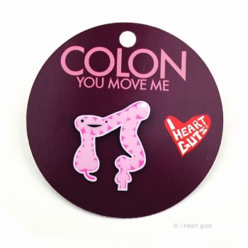 Lapel Pin - Colon