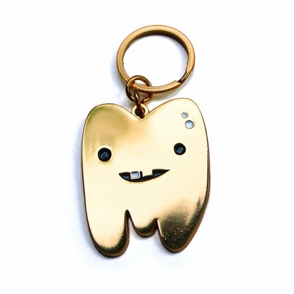 I Heart Guts Keychain Gold Tooth I Heart Guts Keychain Gold Tooth