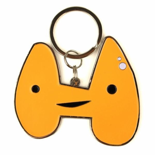 I Heart Guts Keychain Thyroid